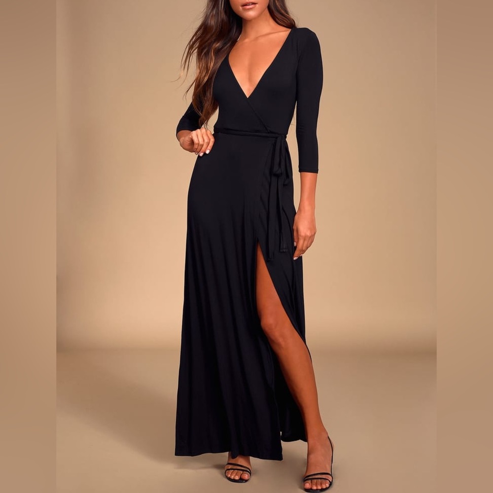 Lulus Black Maxi Dress
